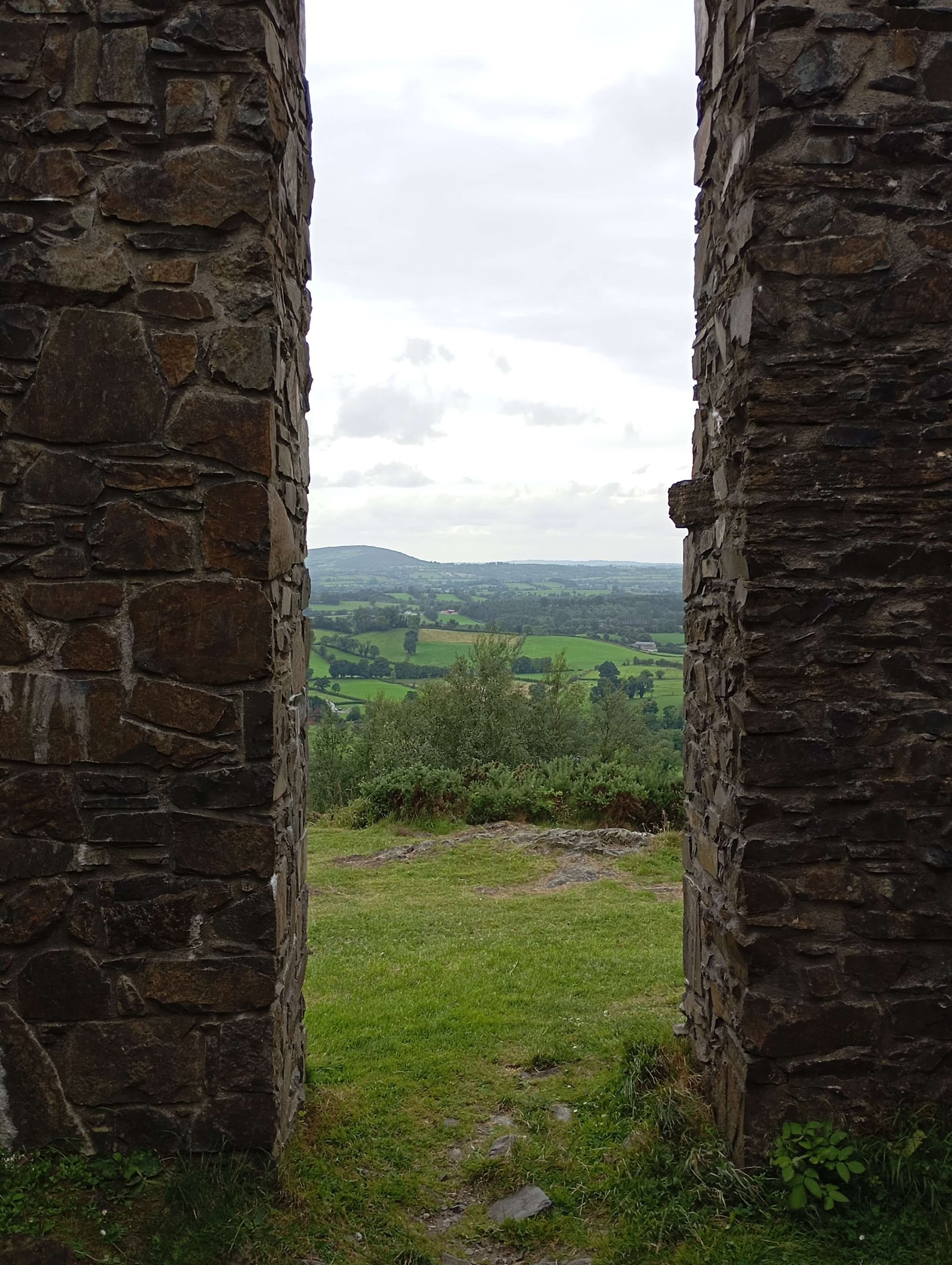 View into the Irish Borderlands landscape