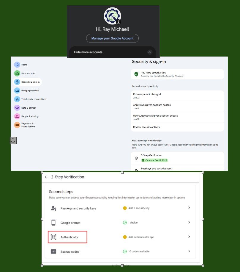 Gmail security checklist